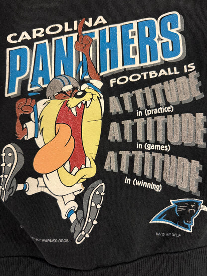 1997 Carolina Panthers Toddler Taz Crewneck (4T)