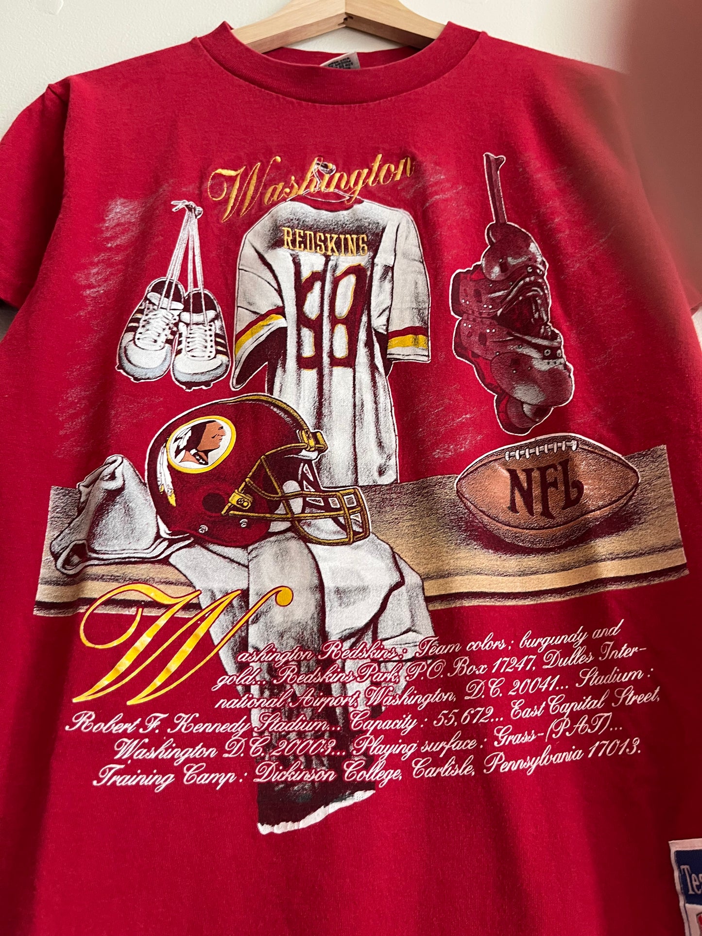 90s Washington Redskins Nutmeg Locker Room Tee (M)