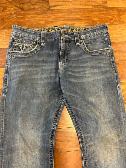 00s Rock Revival Embroidered Jeans (38 x 34)