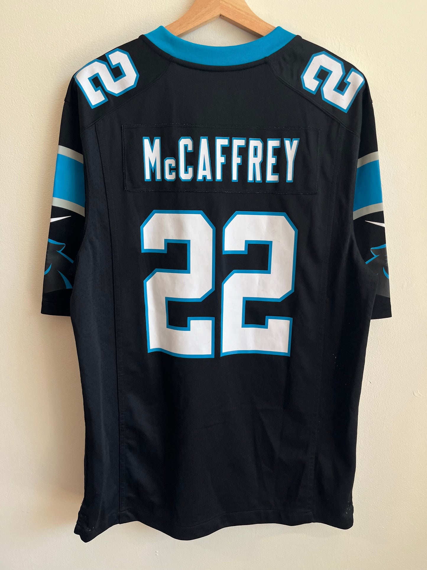 2022 Carolina Panthers Christian Mccaffery Home Nike NFL Jersey (M)