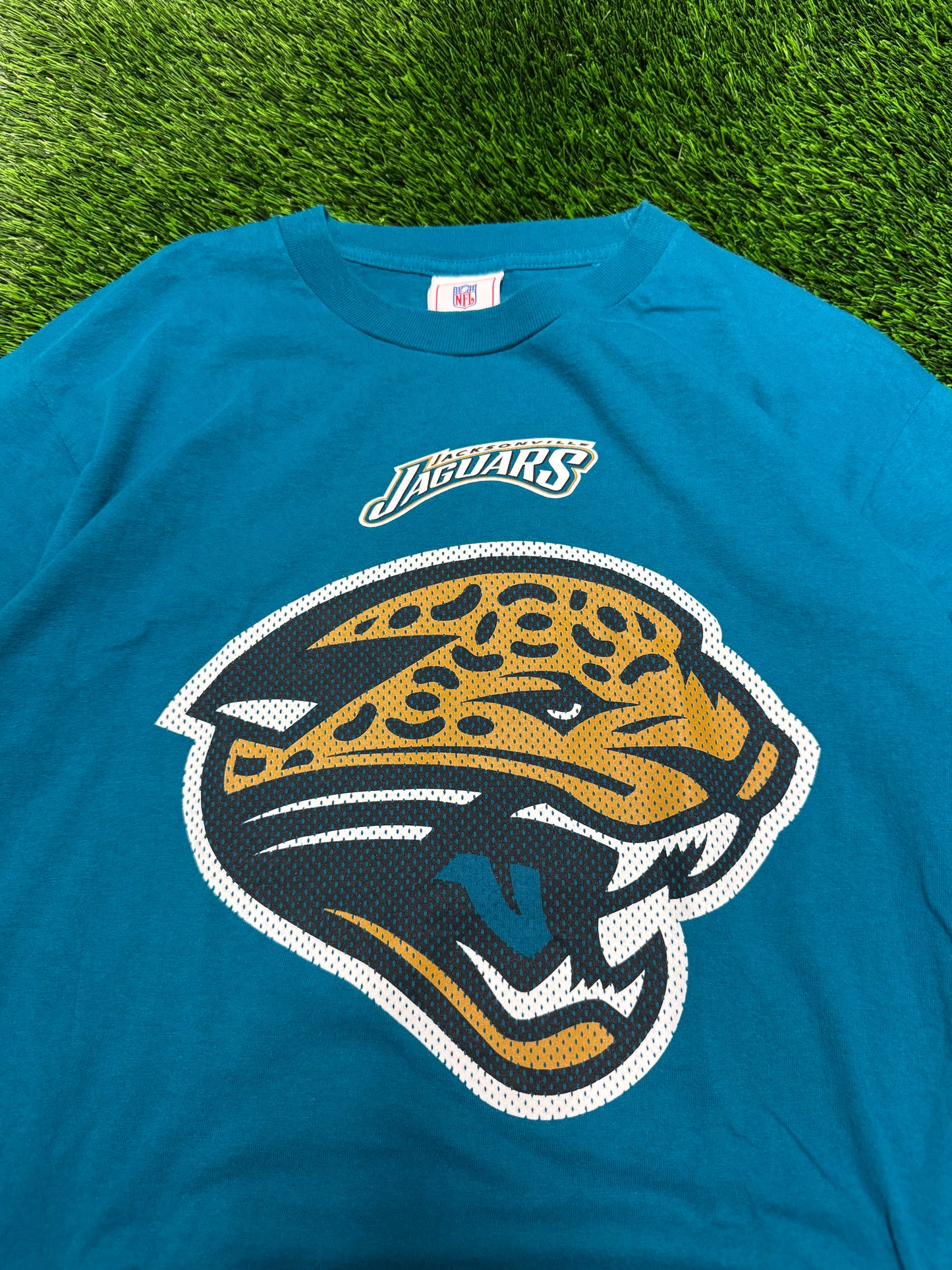 2002 Jacksonville Jaguars NFL Logo Tee (L)