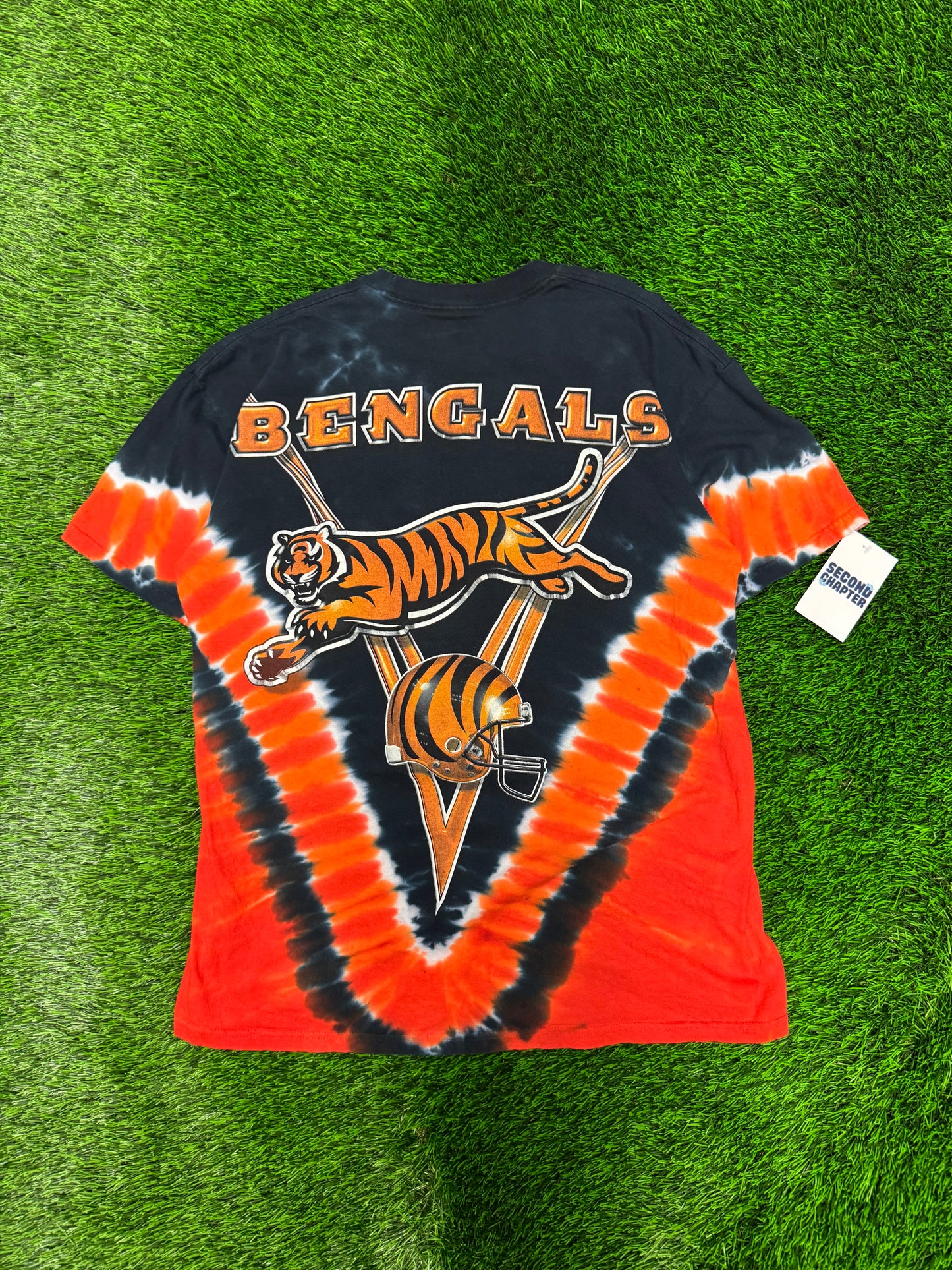 00s Cincinnati Bengals Majestic Tie Dye Tee (L)