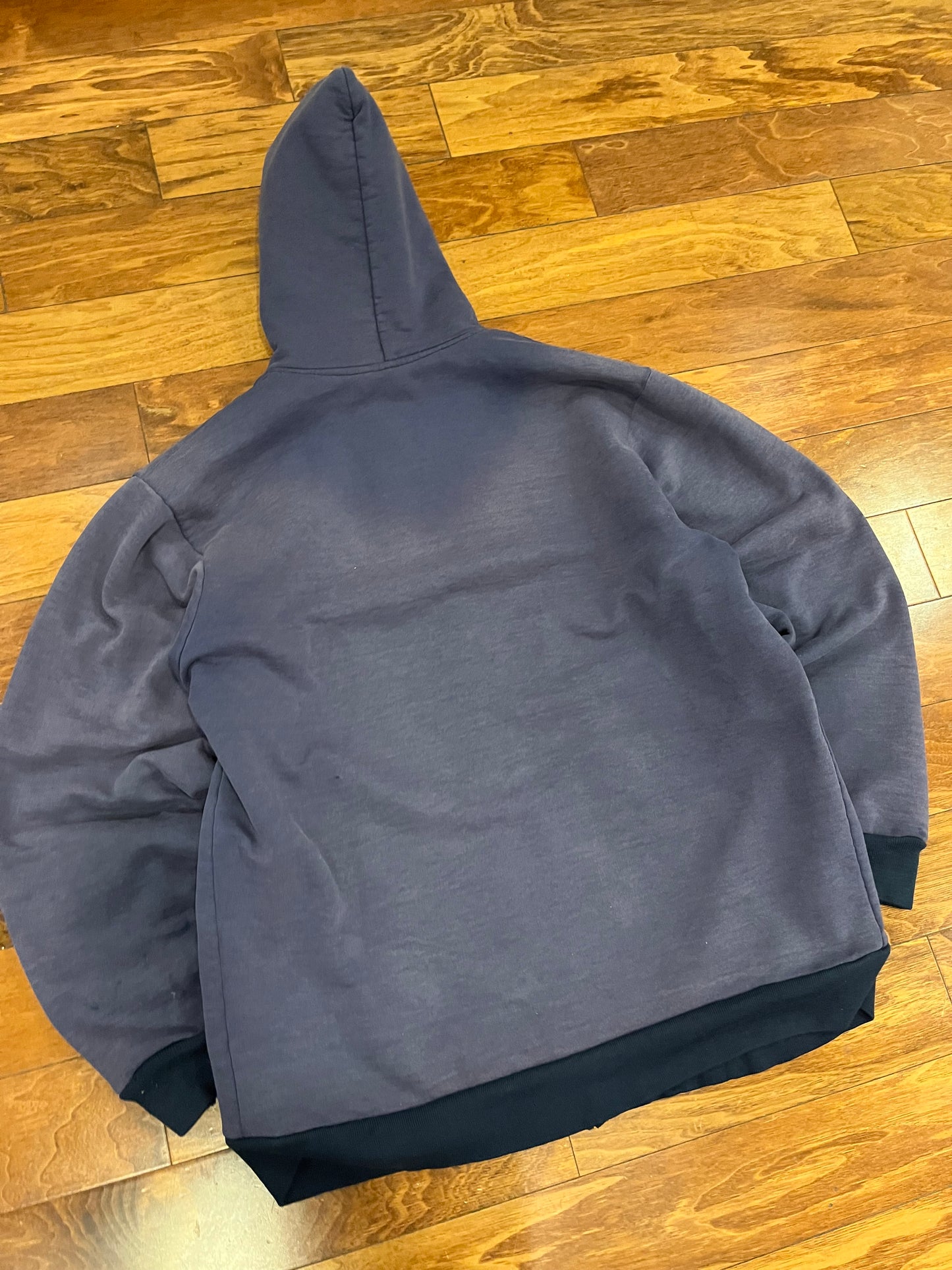 90s Carhartt Waffle Knit Vintage Faded Zip Up Hoodie (XXL)