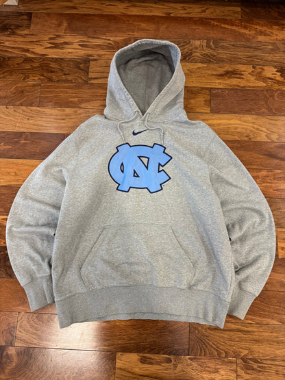 00s University of North Carolina (UNC) Vintage Nike Center Swoosh Hoodie (XXL)