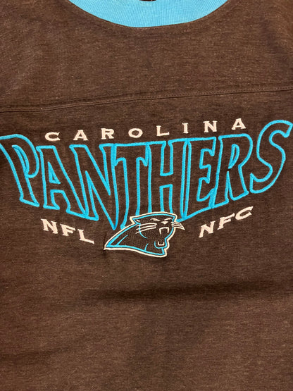 00s Carolina Panthers Embroidered Two Tone Crewneck (XL)