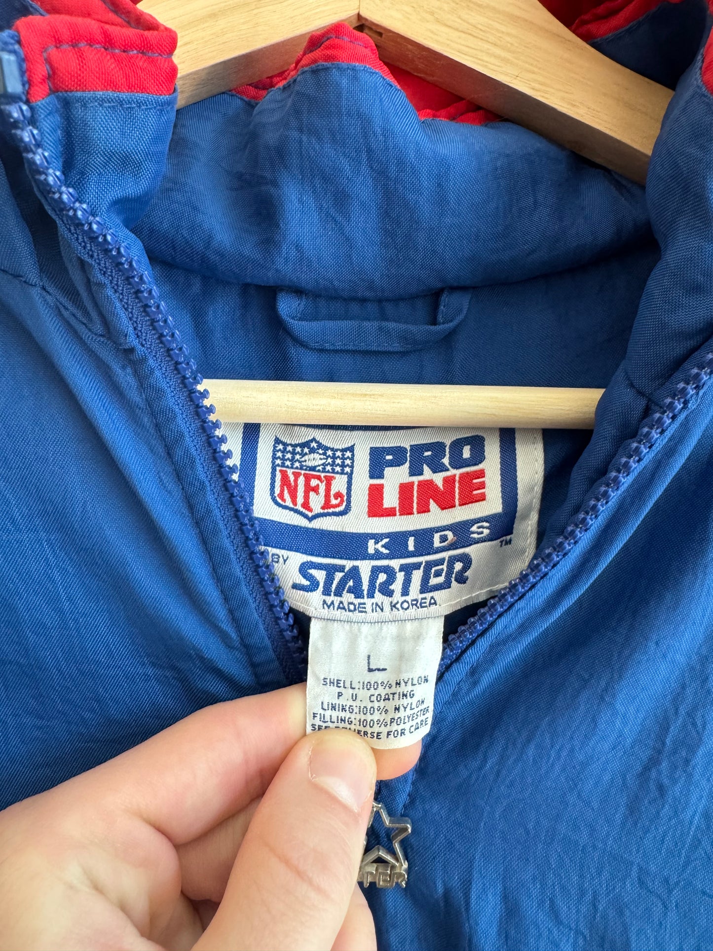 90s New York Giants Starter Puffer Jacket (Youth L)