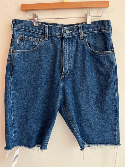 00s Levi Strauss Dark Wash Shorts (30)
