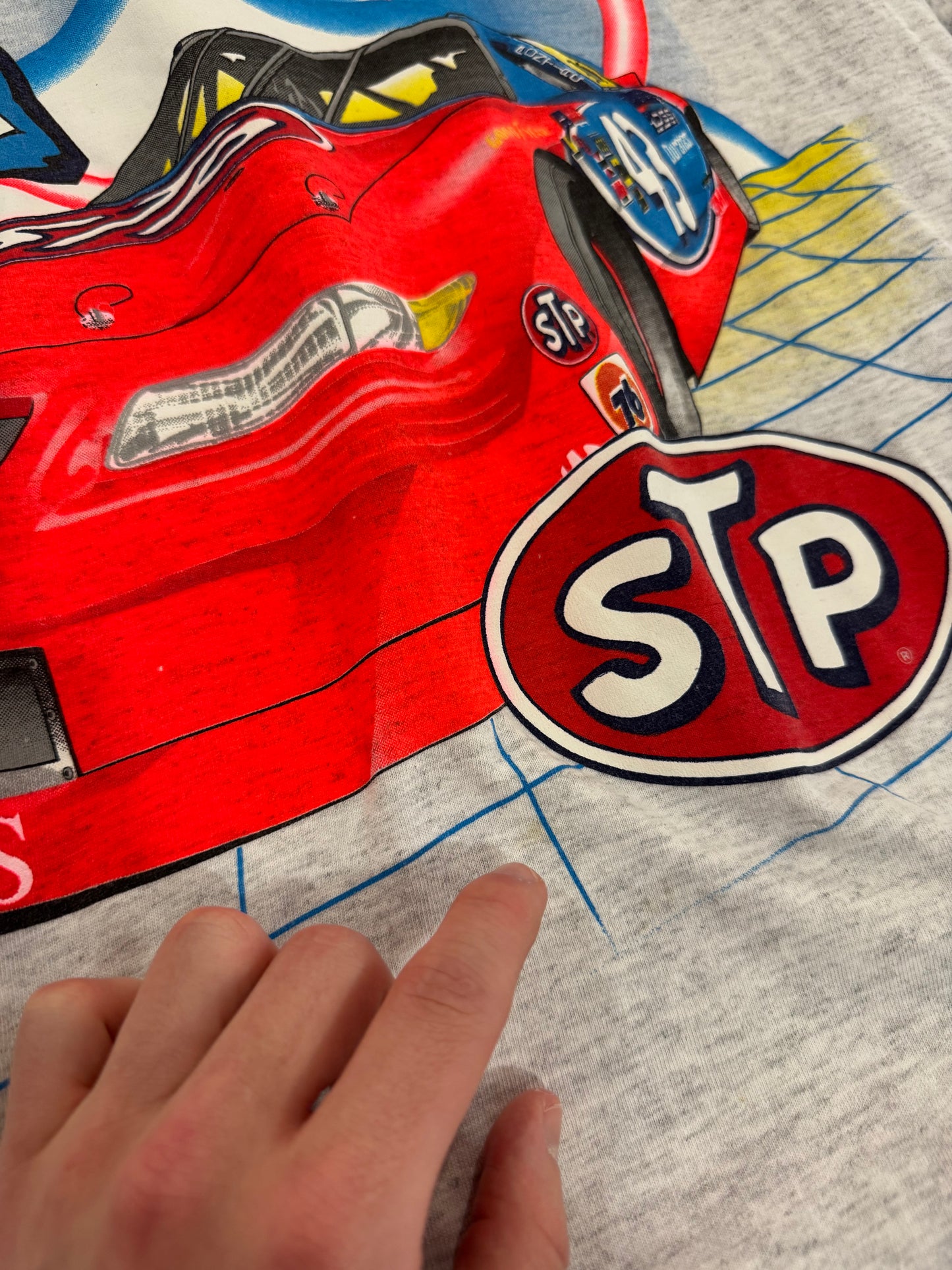 90s Bobby Hamilton Performance Man STP Graphic Tee (XL)
