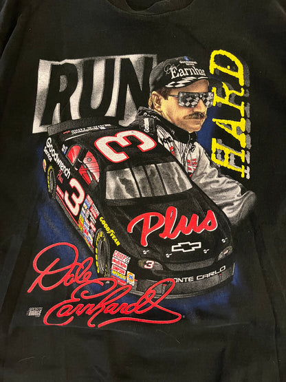 90s Dale Earnhardt "Run Hard" Nascar Tee (XXL)