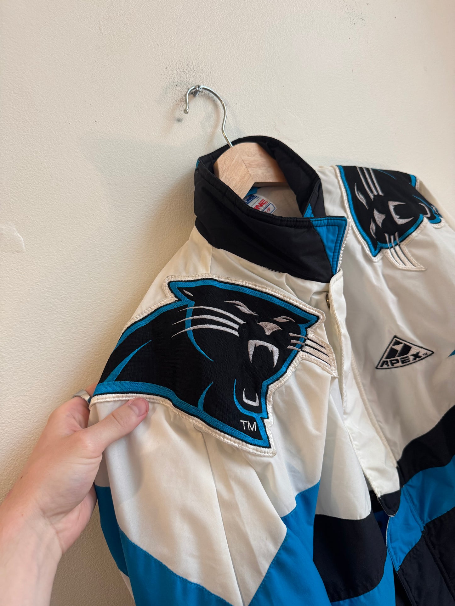 90s Carolina Panthers NFL Pro Line Apex One Windbreaker (S)