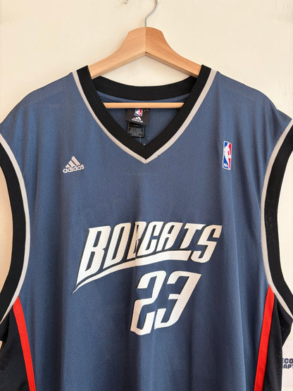 00s Charlotte Bobcats Jason Richardson Adidas NBA Jersey (XL)