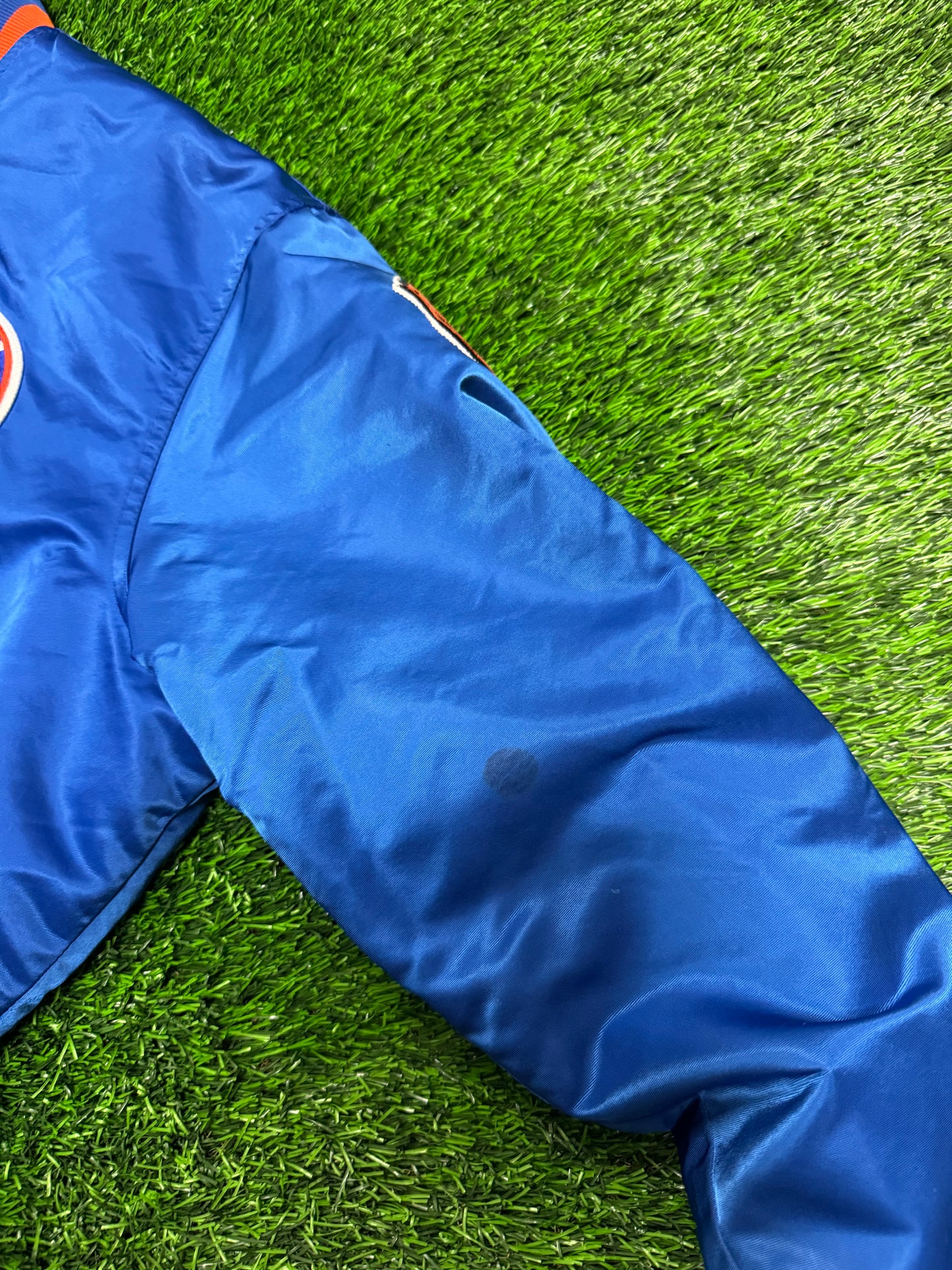 90s New York Islanders Vintage NHL Starter Satin Jacket (XL)