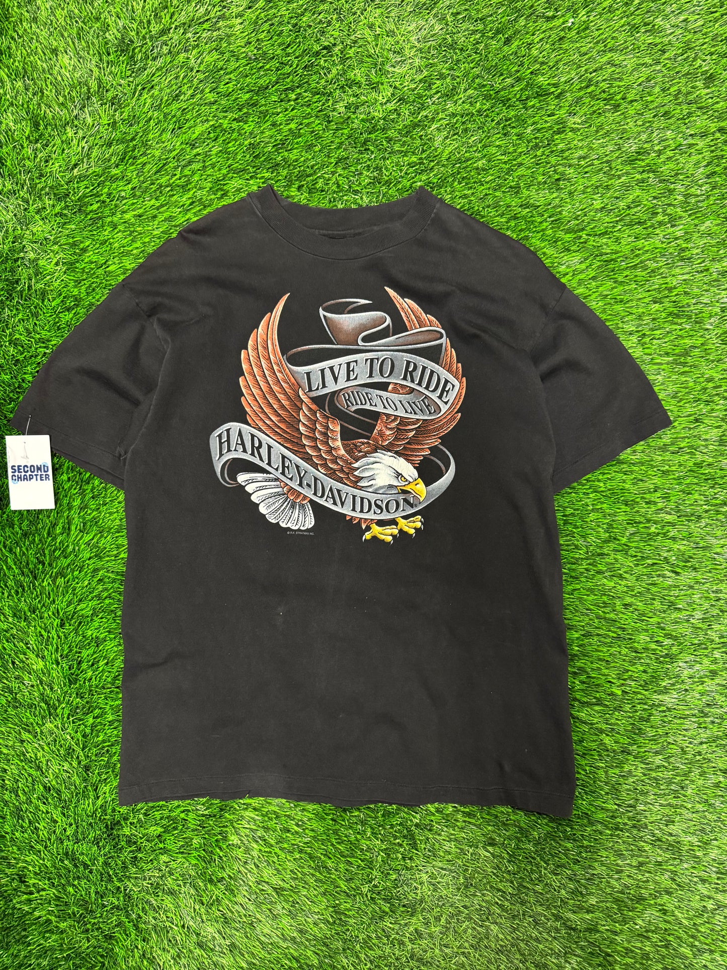 1992 Harley Davidson Michaels Santa Rosa, California Tee (L)