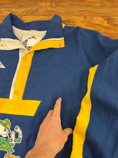 90s Notre Dame Apex Windbreaker Jacket (XL)