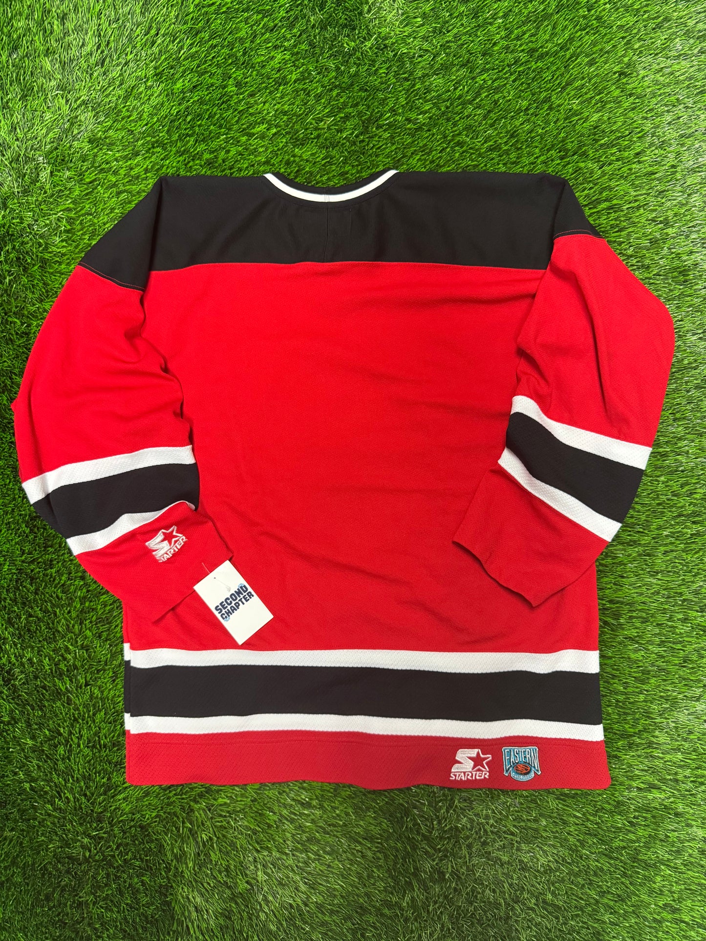90s New Jersey Devils Starter Vintage  NHL Hockey Jersey (L)