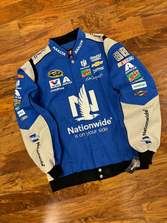 00s Dale Earnhardt Jr. Nationwide Jeff Hamilton Vintage Nascar Racing Jacket (XL)