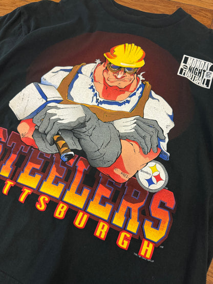 1995 Pittsburgh Steelers Monday Night Football Tee (M)