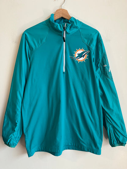 2010s Miami Dolphins Dri-Fit Nike Windbreaker (M)