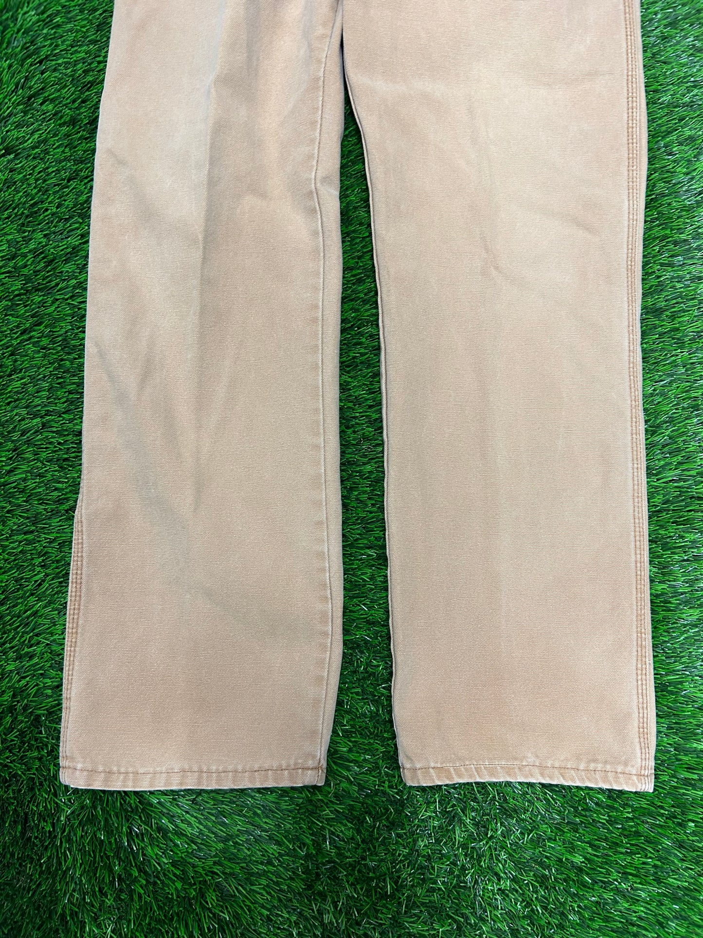00s Vintage Dickies Red Tab Tan Carpenter Pants (34 x 32)