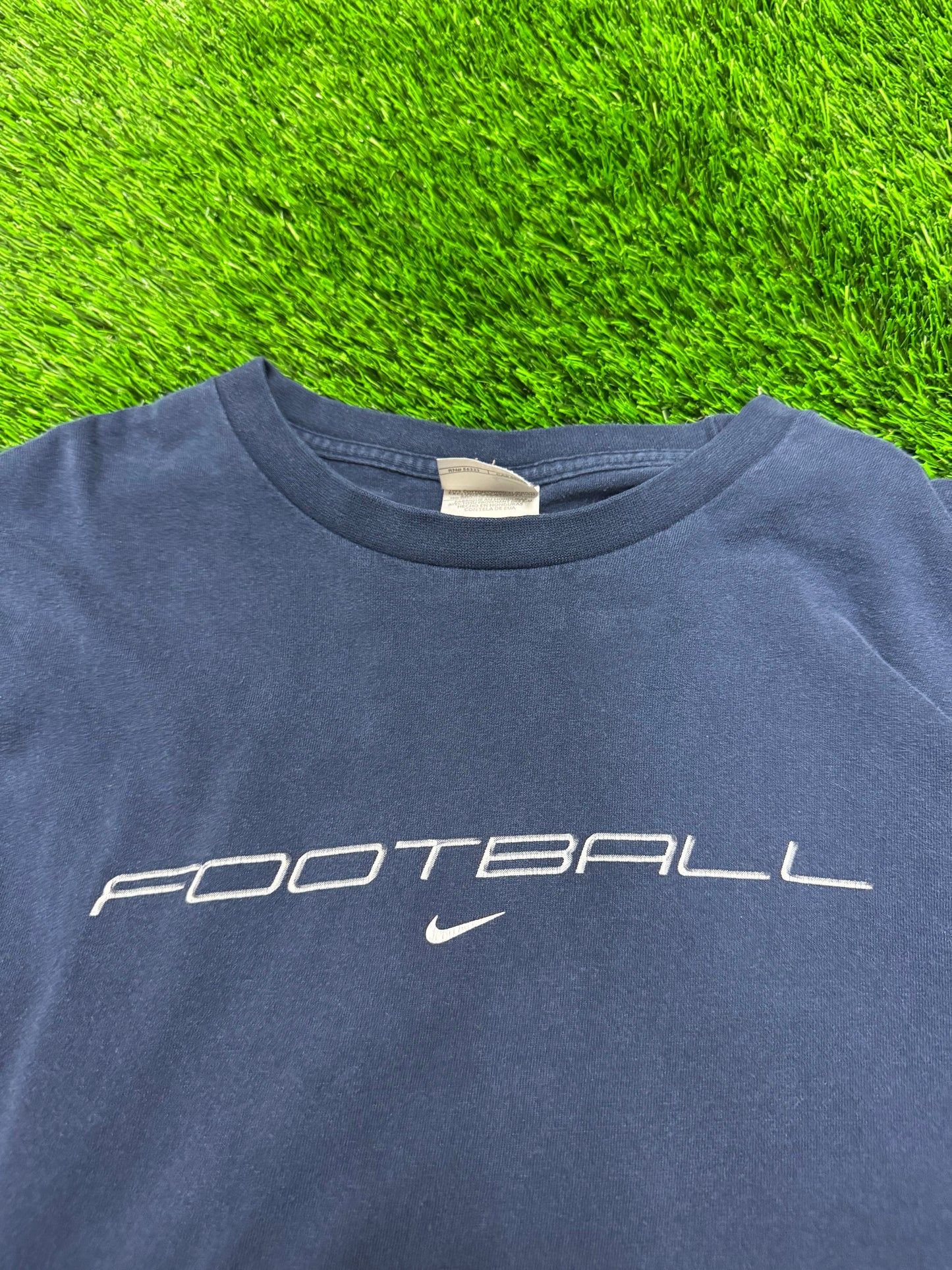 00s Nike Football Center Swoosh Tee (XXL)