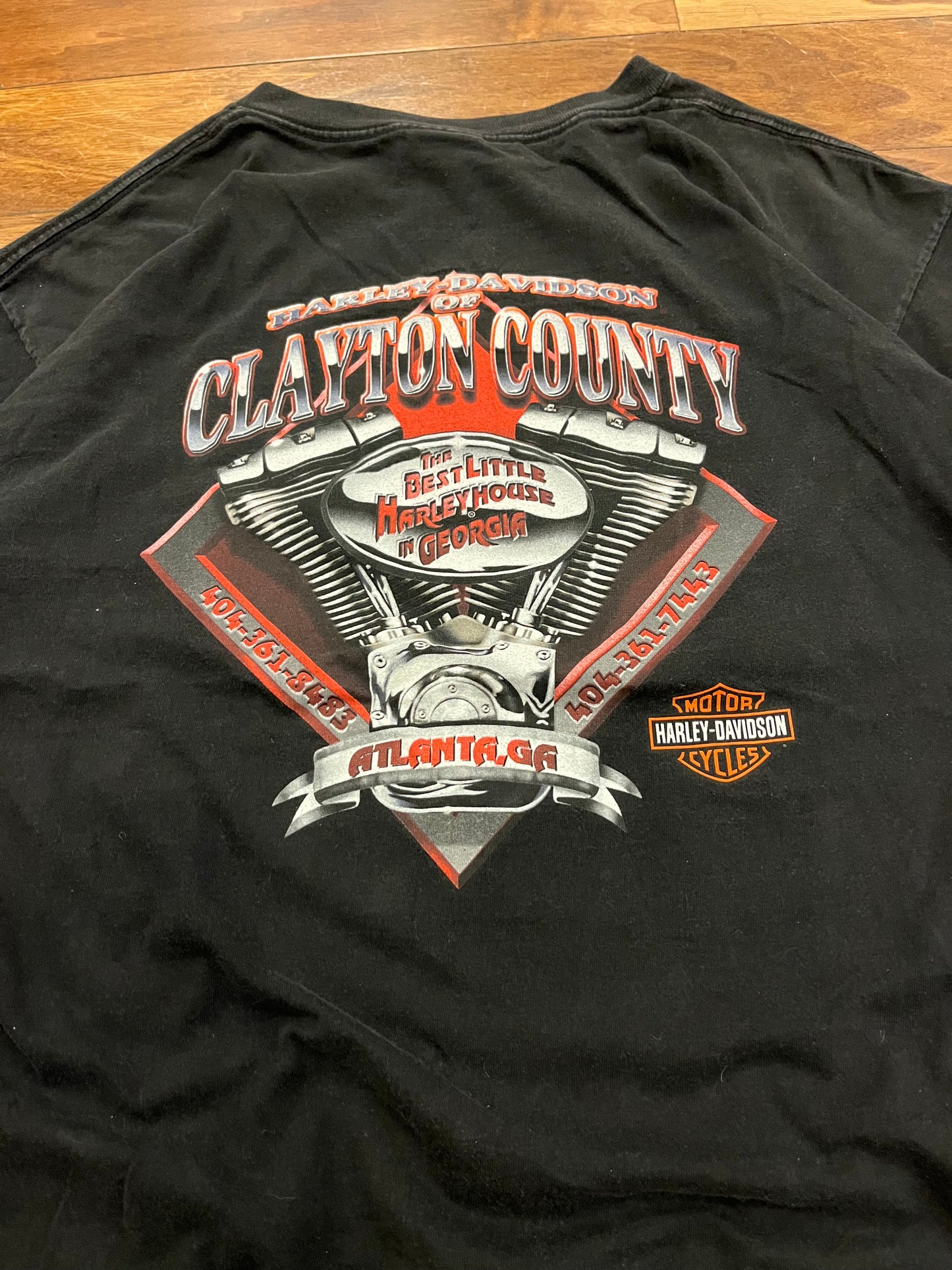 00s Harley Davidson Vintage Nature Atlanta Tee (XL)