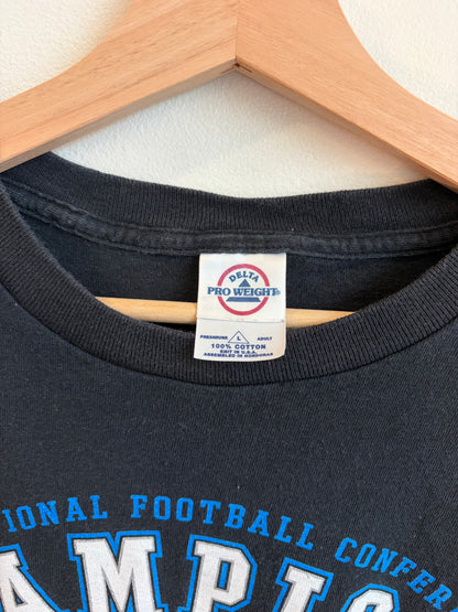 2003 Carolina Panthers Conference Champions Black Tee (L)