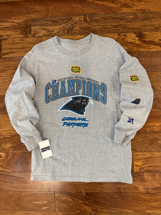 2003 Carolina Panthers Gray Long Sleeve Shirt (L)
