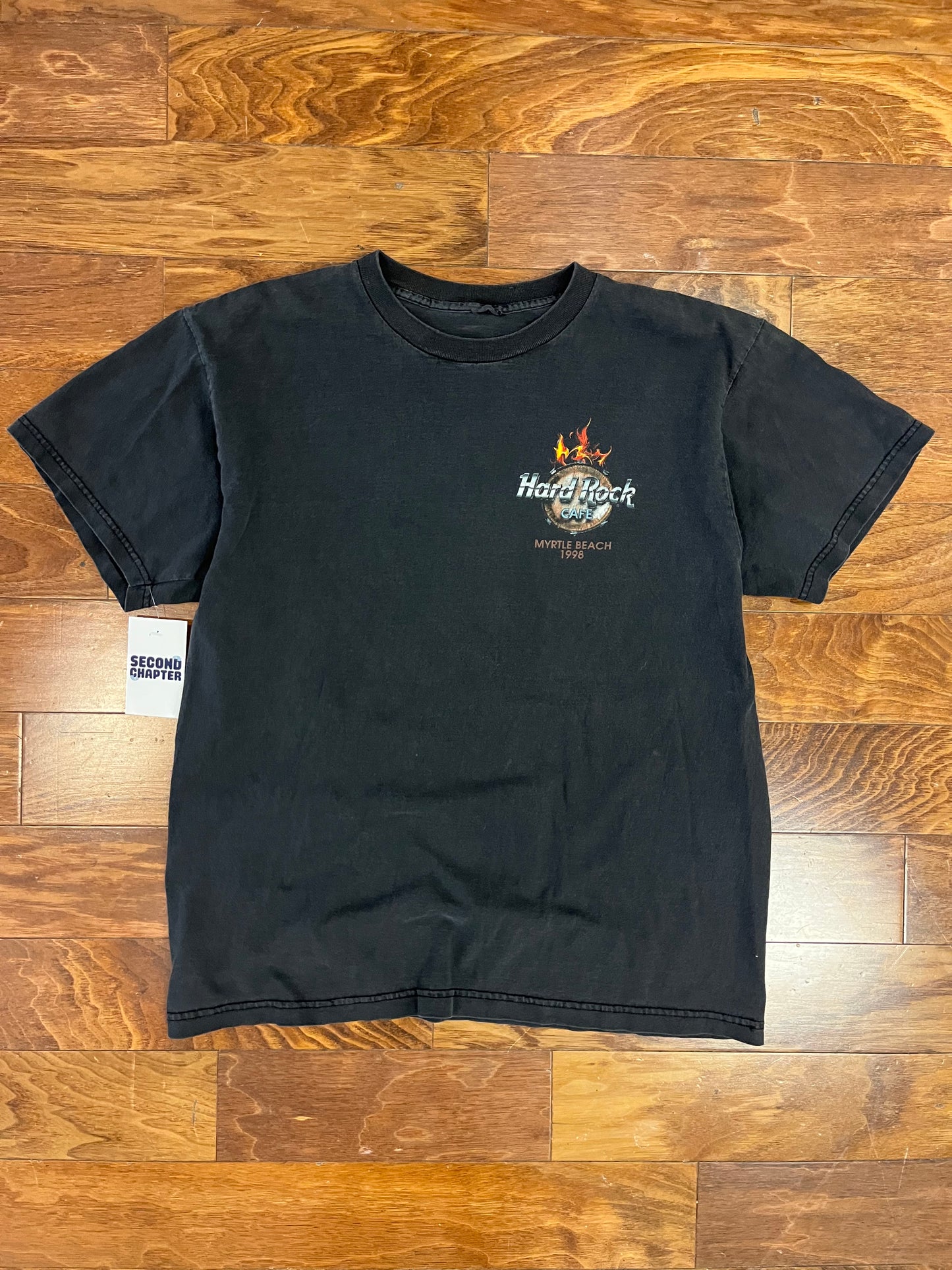 1998 Hard Rock Rock & Roll Flames Tee (L)