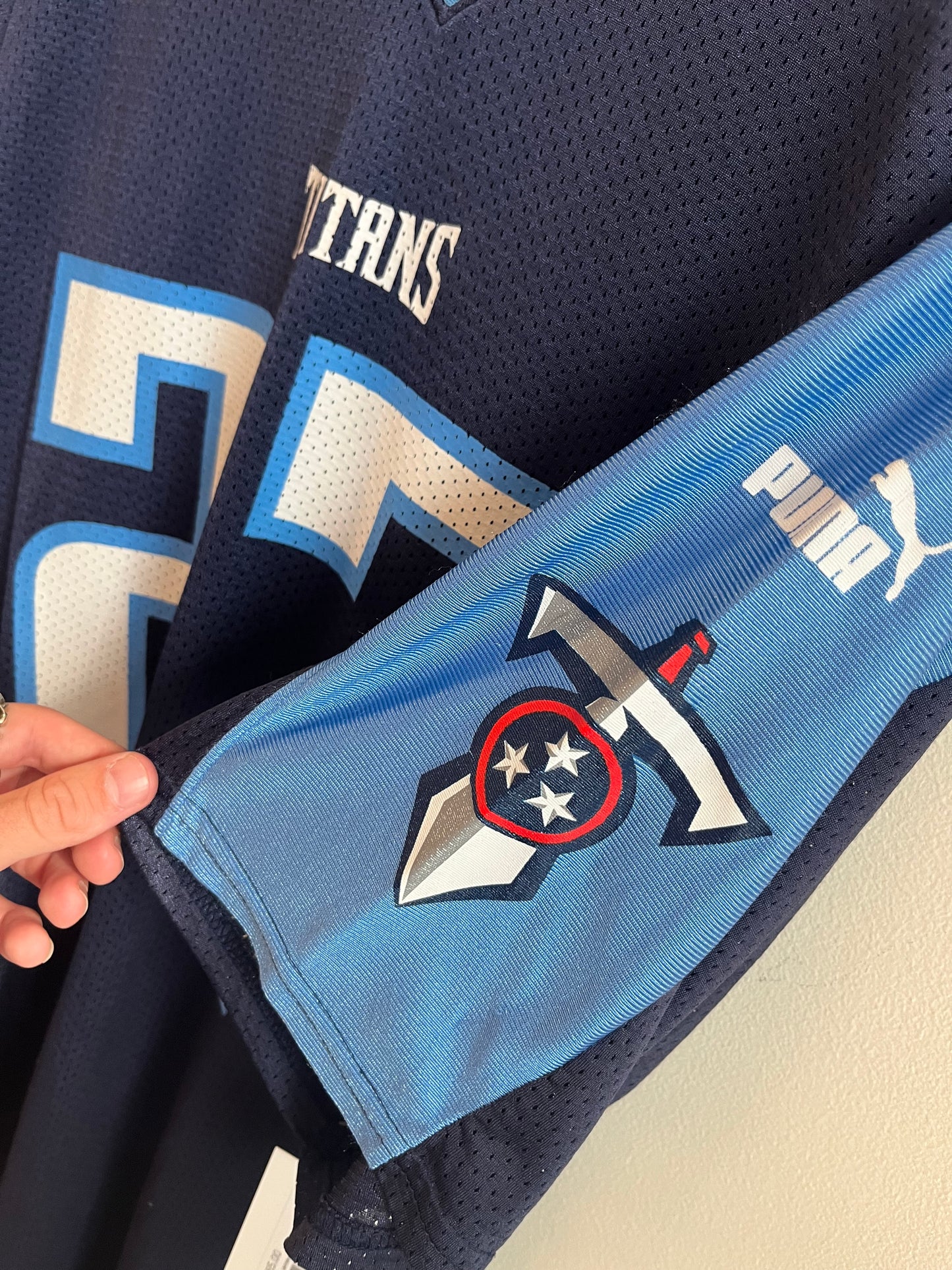 00s Titans Eddie George Puma NFL Jersey (L)