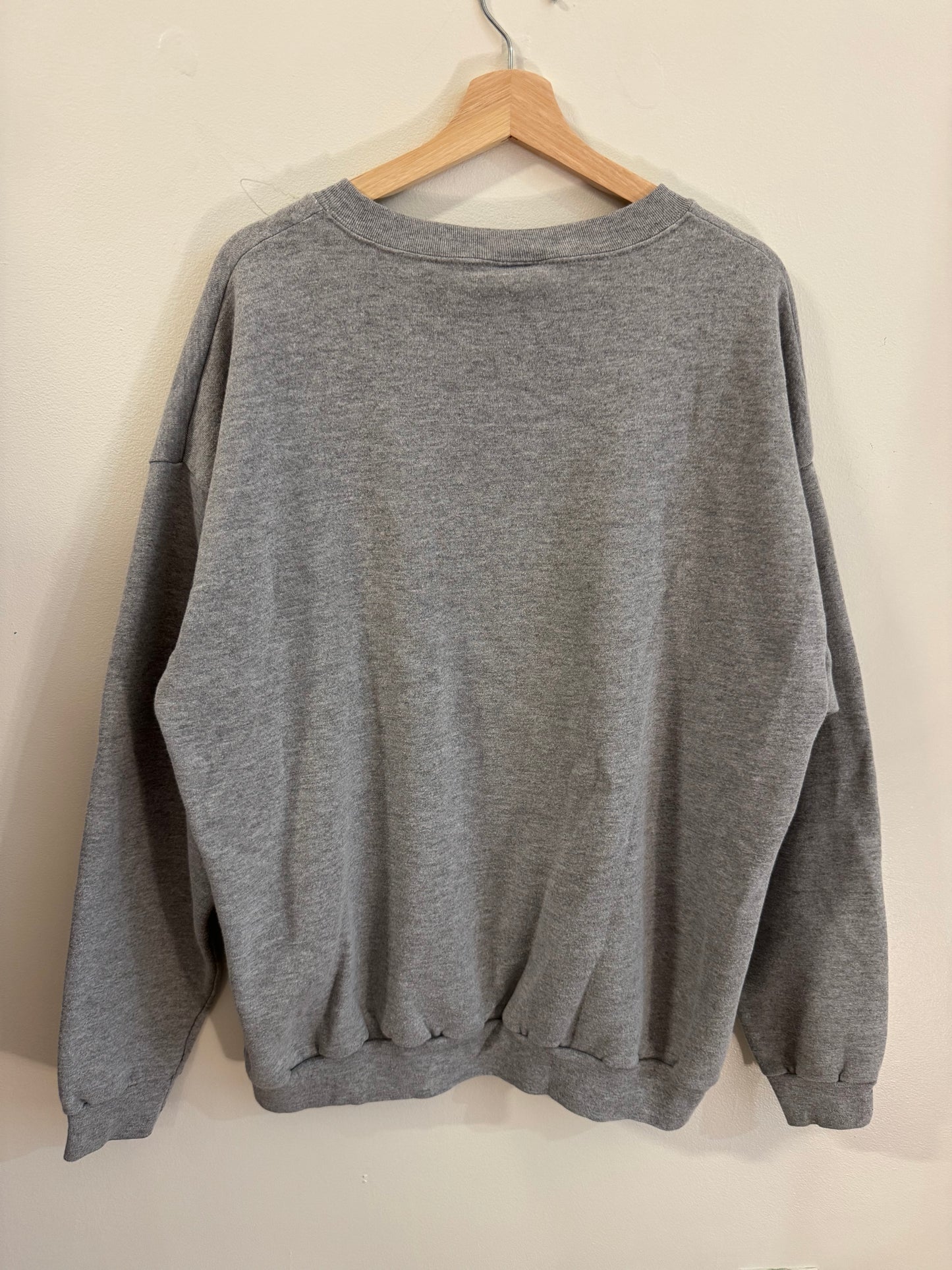 1998 Carolina Panthers CSA Grey Spell Out Crewneck (XL)