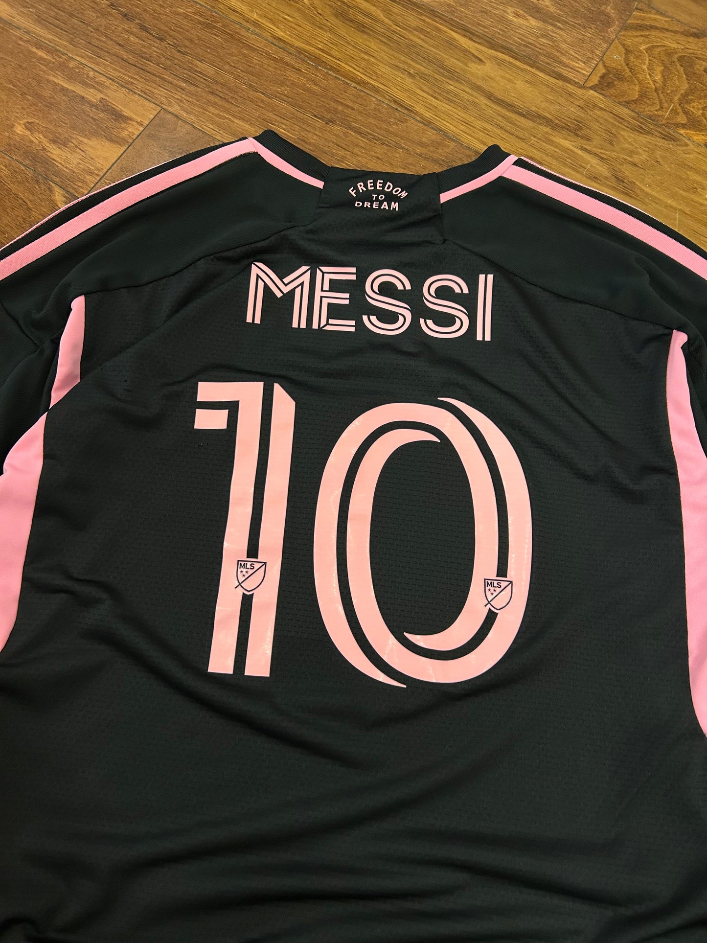 Inter Miami Messi Adidas Soccer Jersey Black 2023-'24 Kit (XL)