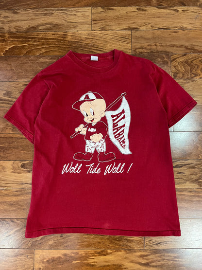 1999 Alabama "Woll Tide Woll" Elmer Fudd Vintage Tee (L)