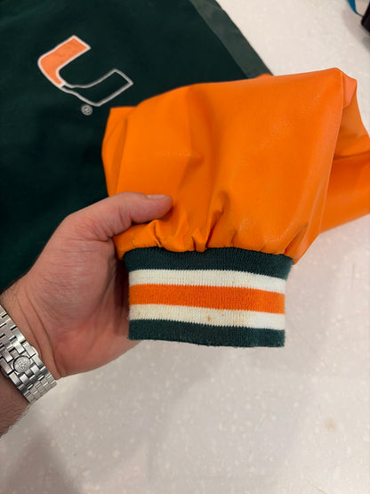 90s University of Miami Hurricanes Steve & Barry's Letterman Jacket (L)