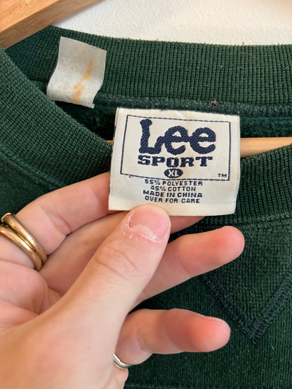 90s Boston Celtics Lee Embroidered Crewneck (XL)
