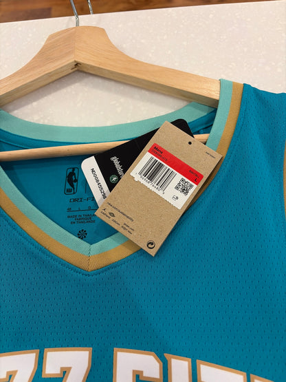 2023 Charlotte Hornets LaMelo Ball Deadstock City Edition Teal Jordan Jersey (L)
