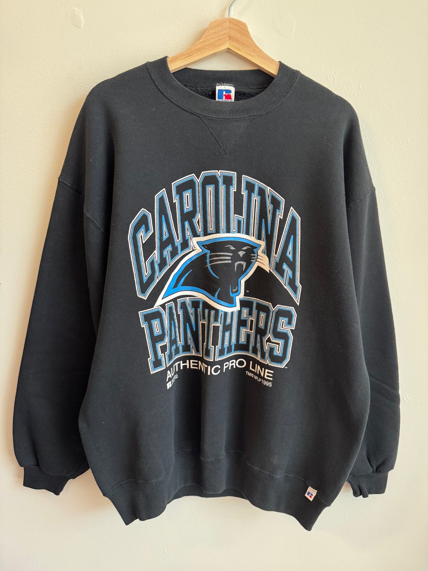 1995 Carolina Panthers Vintage Pro Line Russell Crewneck (XL)