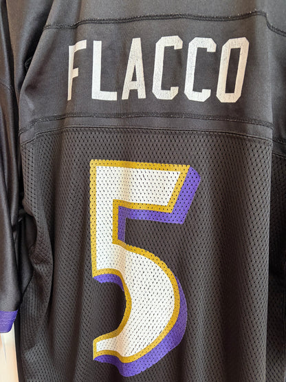 00s Baltimore Ravens Joe Flacco Black Jersey (L)