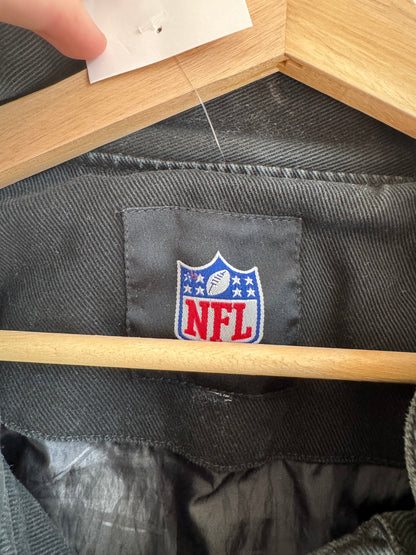 00s Carolina Panthers Embroidered Racing Jacket (XXXL)