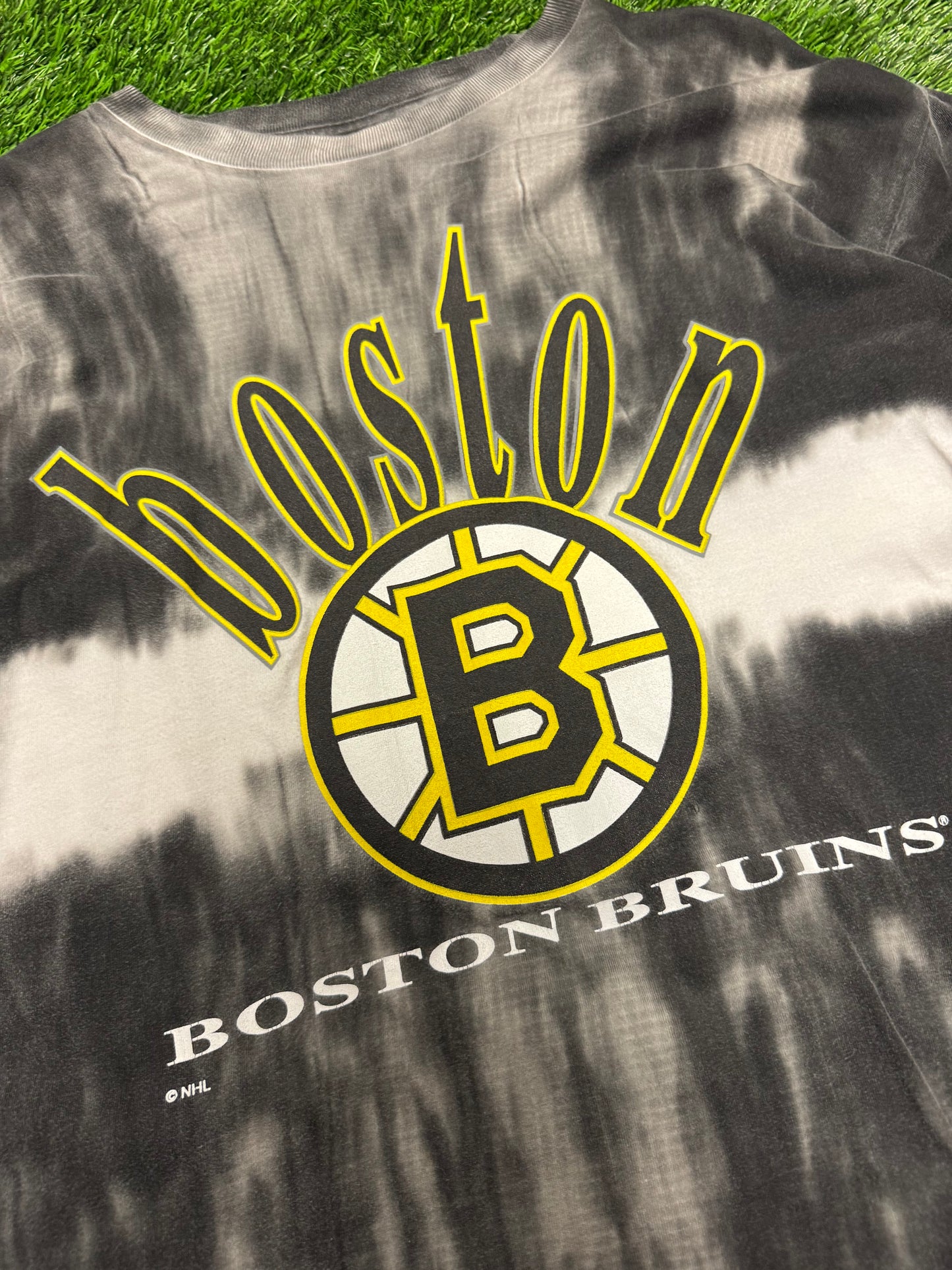 00s Boston Bruins Vintage Tie Dye NHL Tee (XL)