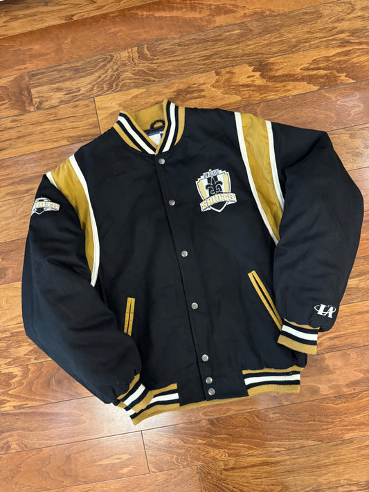 90s New Orleans Saints Vintage Logo Athletic Varsity Jacket (M)