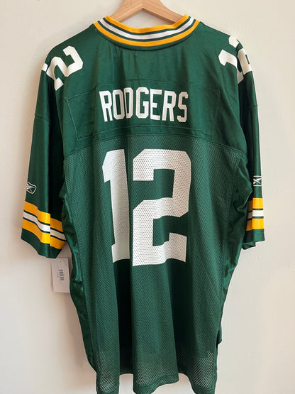 00s Green Bay Packers Aaron Rodgers Home Jersey (XL)