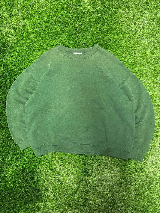 90s Riders Faded Essential Vintage Blank Crewneck (XL)