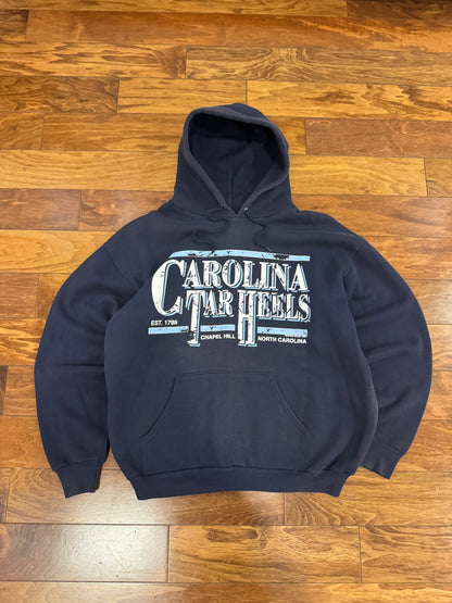 90s University of North Carolina (UNC) Vintage Lee Faded Hoodie (L)