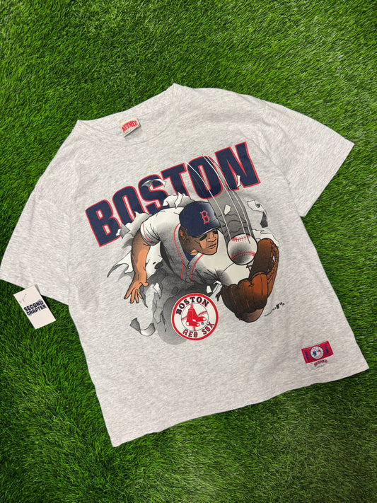90s Boston Red Sox Vintage Nutmeg Breakthrough Tee (L)