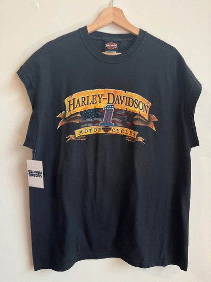 2012 Harley Davidson Wolverine Graphic Cut Off Tee (XL)