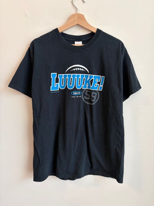 2010s Carolina Panthers Luke Kuechly “Luuuke!” Smack Talkin’ Tee (L)