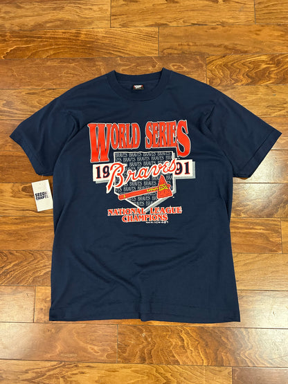 1991 Atlanta Braves World Series Tee (XL)