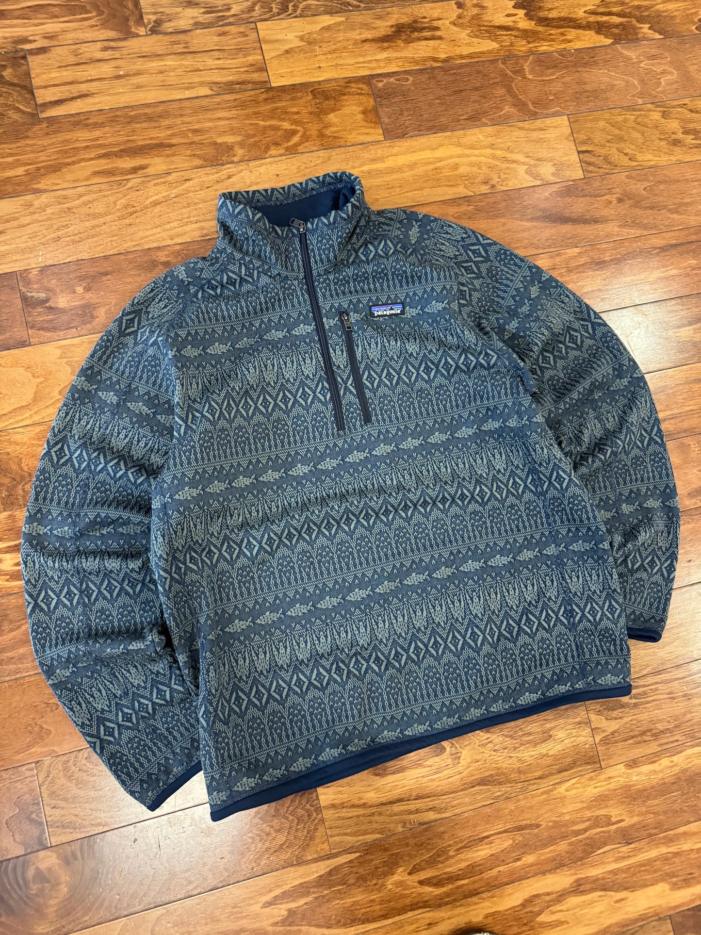 Patagonia Better Sweater 1/4 Zip Falconer Legend Fleece (L)