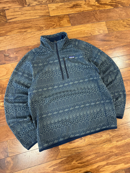 Patagonia Better Sweater 1/4 Zip Falconer Legend Fleece (L)