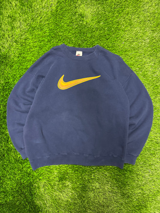90s Nike Big Swoosh Vintage Crewneck (L)